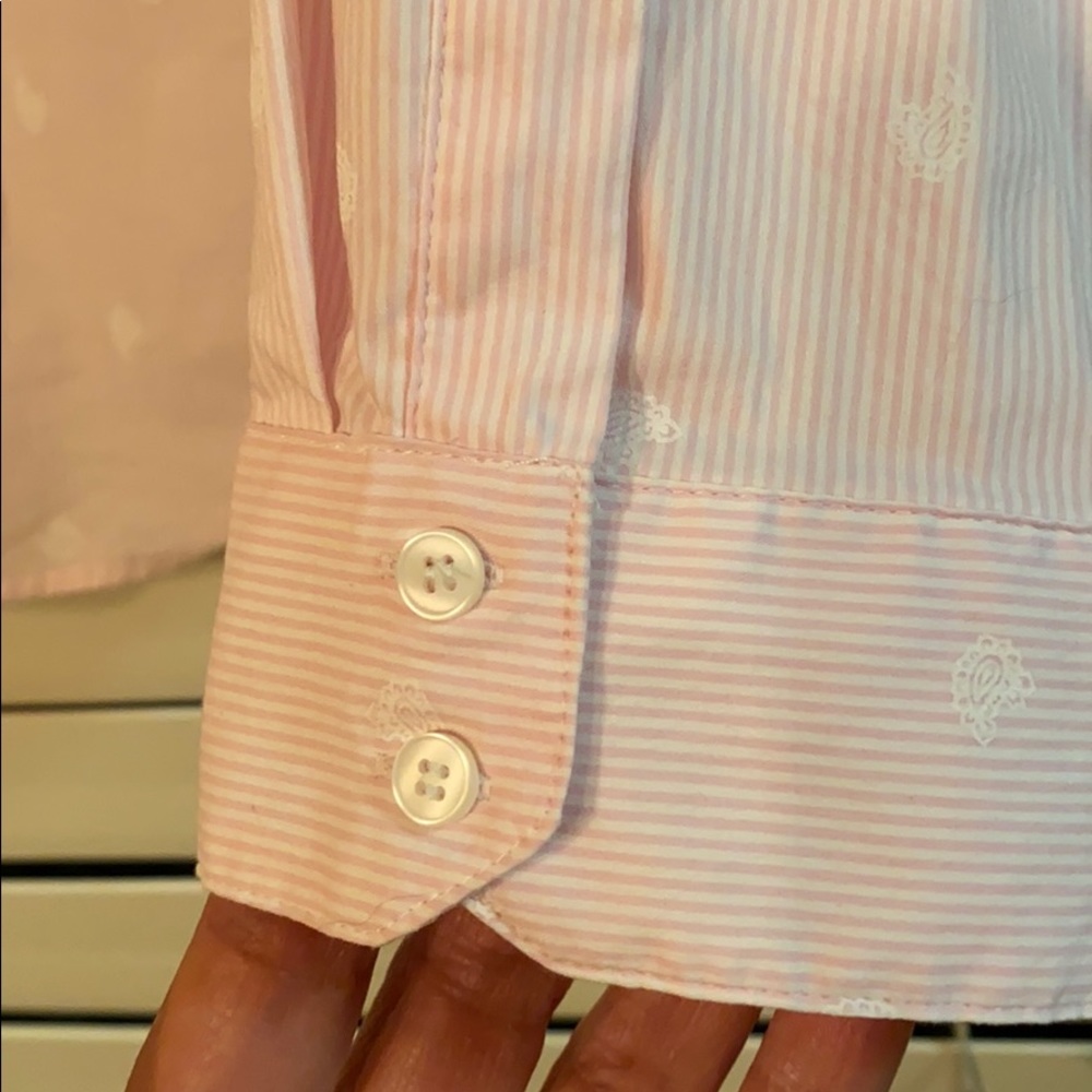 Zara Basic Collection Pale With White Stripes - image 4